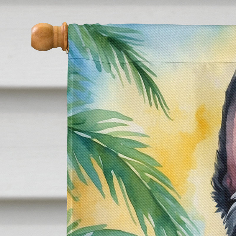 Drapeau de maison Scottish Terrier Luau