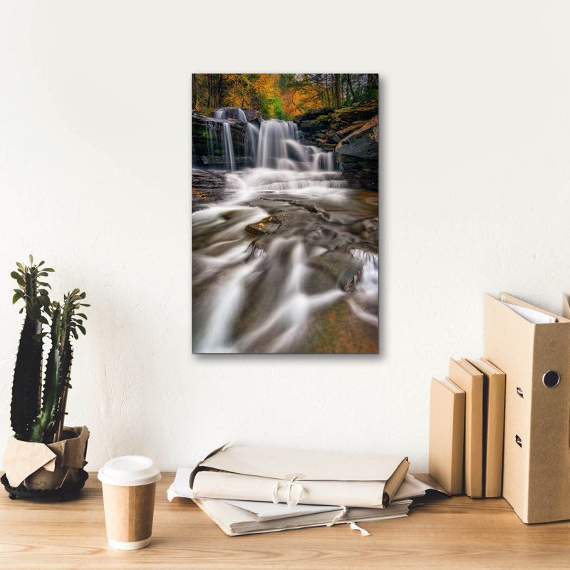 «Dunloup Creek Falls» par Rick Berk, art mural sur toile