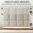 Linen Upholstered Wall-Mounted Headboard With Adjustable Height, Beige-695207159-695207115