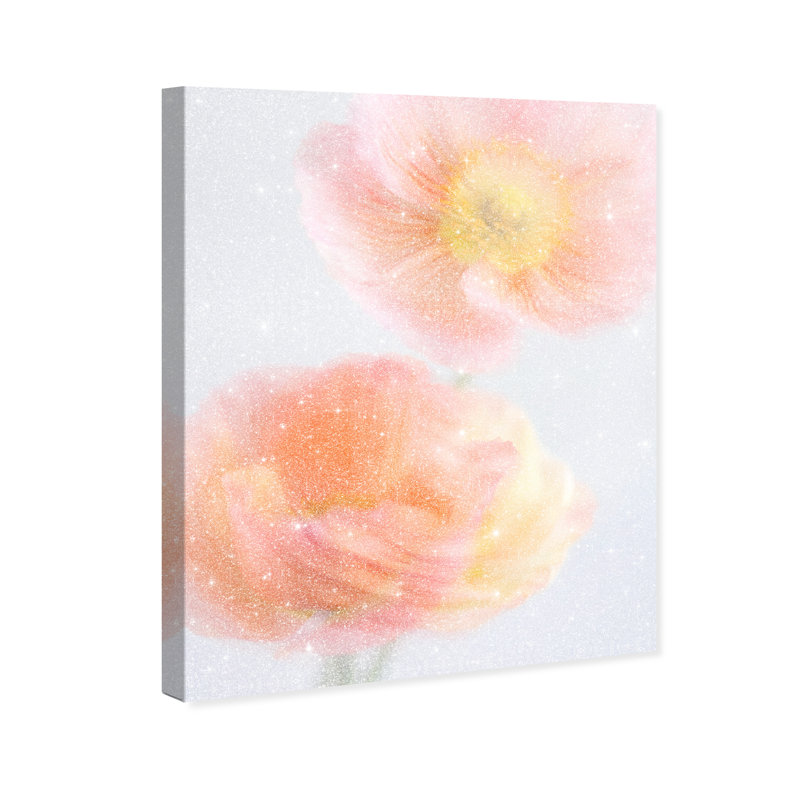 Hazy Camelias Print by Oliver Gal, 16"H x 20"W, Gallery Wrapped