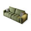 Canapé modulaire vert 100% polyester-109026829