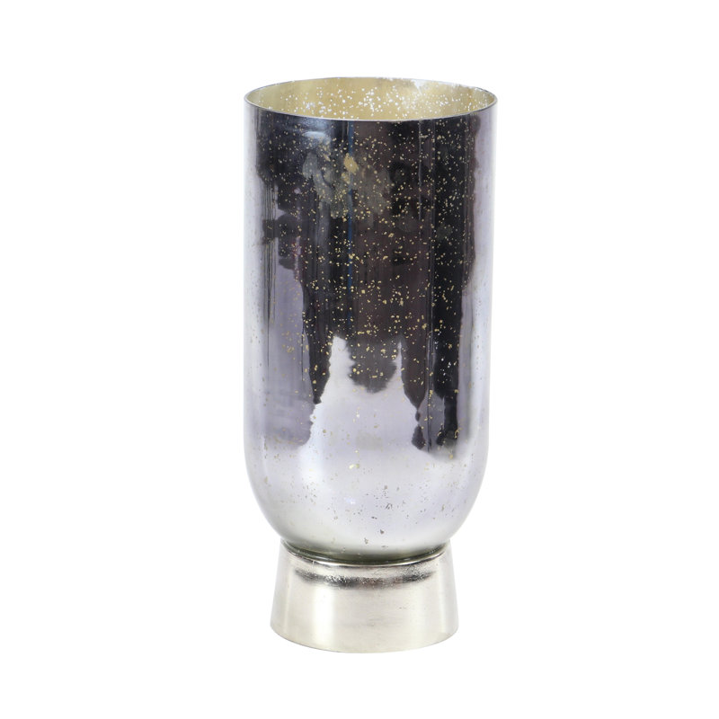 Glass Tabletop Hurricane, 15" H x 7" W x 7" D