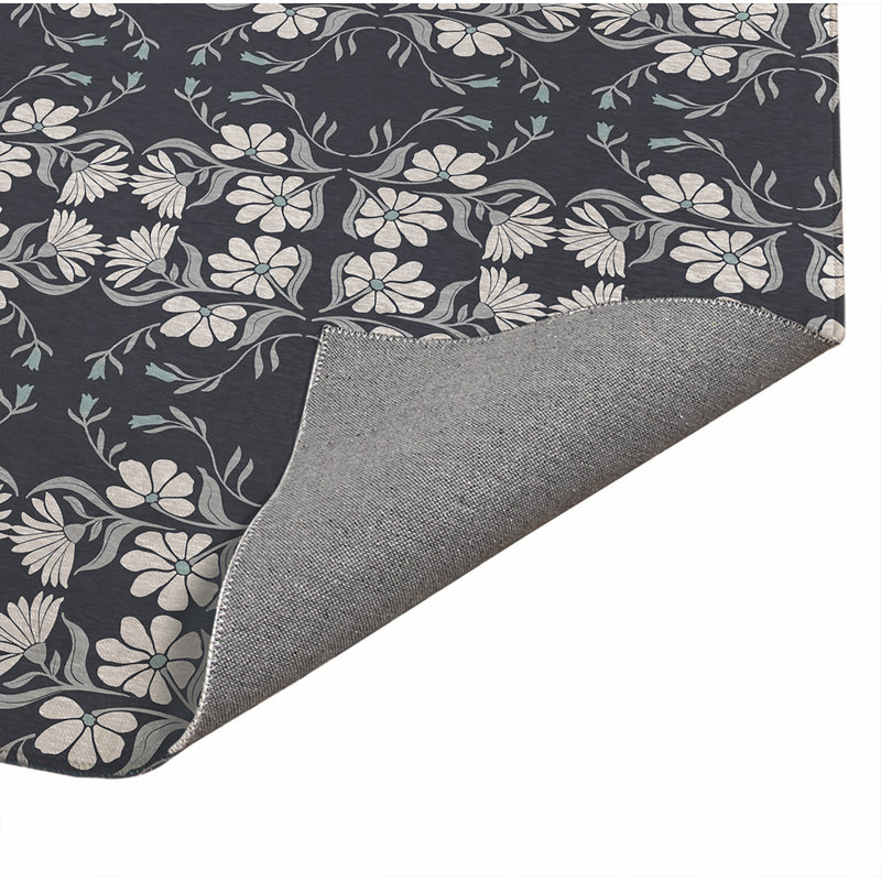 Tapis Groovy Flowers, Rectangle 5 pi x 7 pi