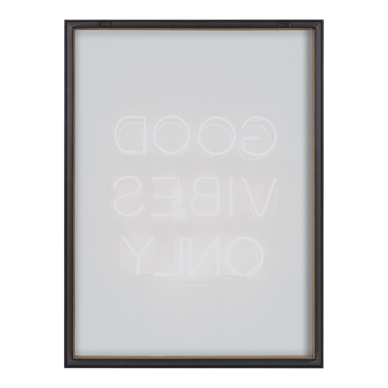 " Good Vibes Only Neon Sign " by The Creative Bunch Studio
