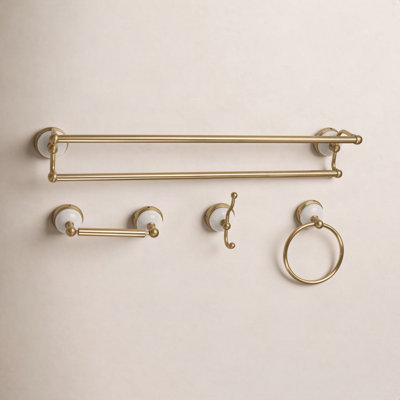 Victorian 4-Piece Bathroom Hardware Set