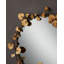 Vinna Arch Brass Leaves Mirror