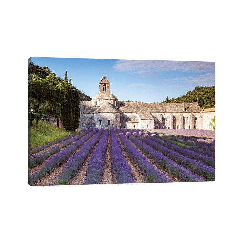 Senanque Abbey, Provence, France 1 Piece Wall Art on Canvas, 45.72cm H x 66.04cm W