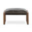 Morgan Top Grain Leather Ottoman-974899792