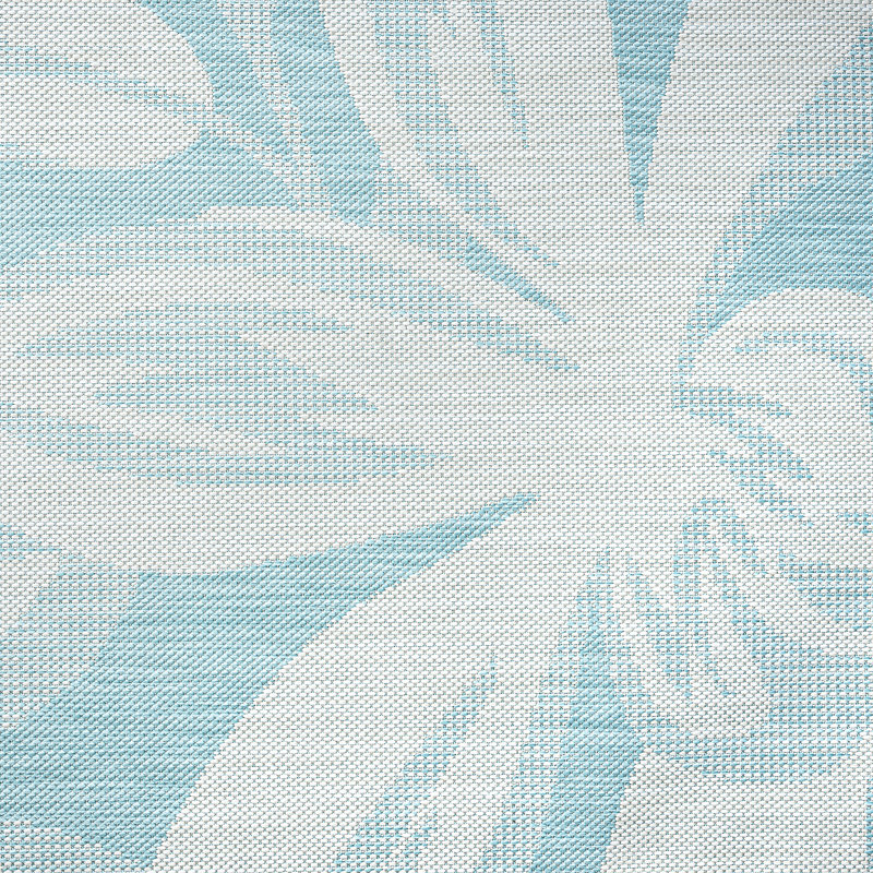 Tapis floral intérieur / extérieur Bafti, Tapis de couloir 2 pi 3 po x 7 pi 3 po
