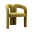 Ensemble confortable de chaises d'appoint rembourrées en velours pour divers espaces-843464024