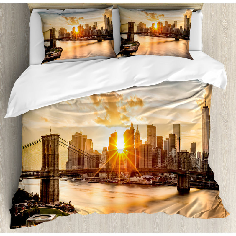 Modern & Contemporary Polyester Duvet Cover
