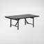 Ensemble de salle à manger 7 pièces avec chaises rembourrées Winnefred, moka, 7 pièces-2096712369