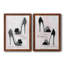 «Shoes That Dazzle I», ensemble de 2 peintures sur toile encadrées-751098825-751098826