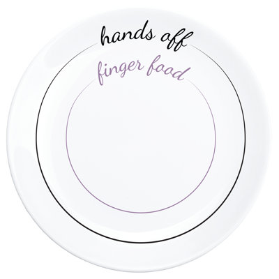 Hands Off Appetizer Plate