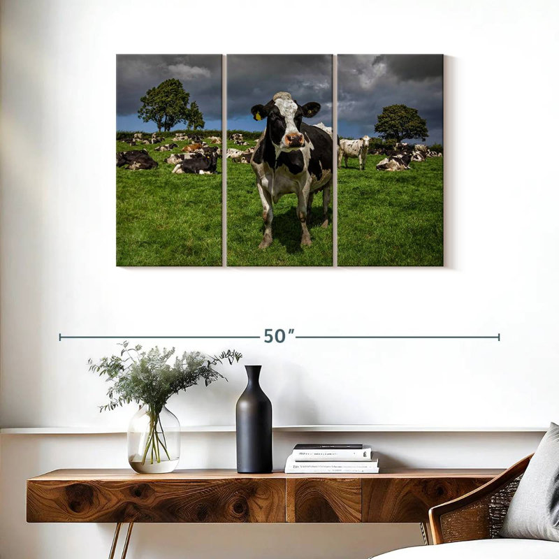Brampt Holstein Cow, 24" H x 38" W