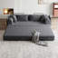 Canapé-lit convertible avec coussin cylindrique, canapé-lit pliant en chenille avec, canapé-lit pliant avec poche latérale, canapé-lit de salon pour salon-118484073
