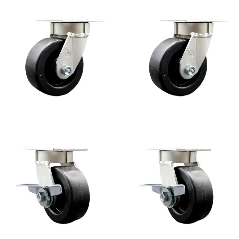 Kingpinless olefin Swivel Caster