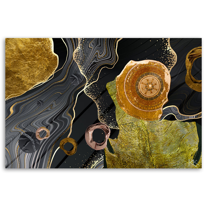 Abstract Marble - Wrapped Canvas Print