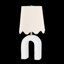 Lampe de table 24 po blanc mat