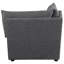 Chaise d'angle rembourrée Barely Black-118107063