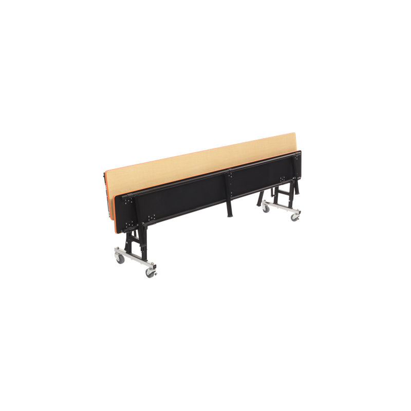 AmTab Manufacturing Corporation Rectangle Bench Cafeteria Table, 29" H x 96" W