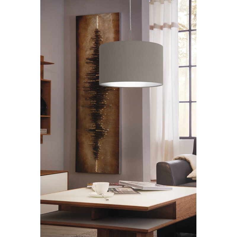 Pasteri 1 - Light Standard Pendant Pendant, 110cm H x 38cm Ø, Taupe