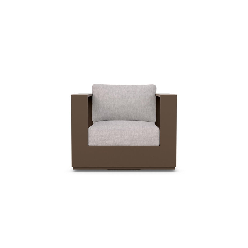 Sydney Swivel Club Chair Cushion, Bronze, Fawn