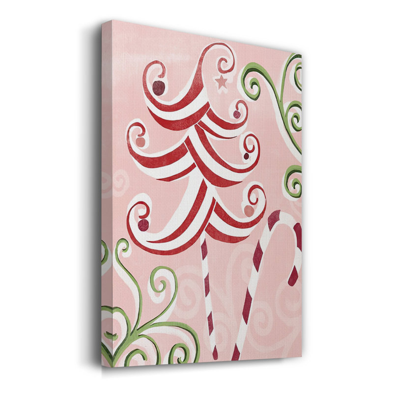 Candy Cane Holiday I, H 60 po x l 40 po x P 1,5 po