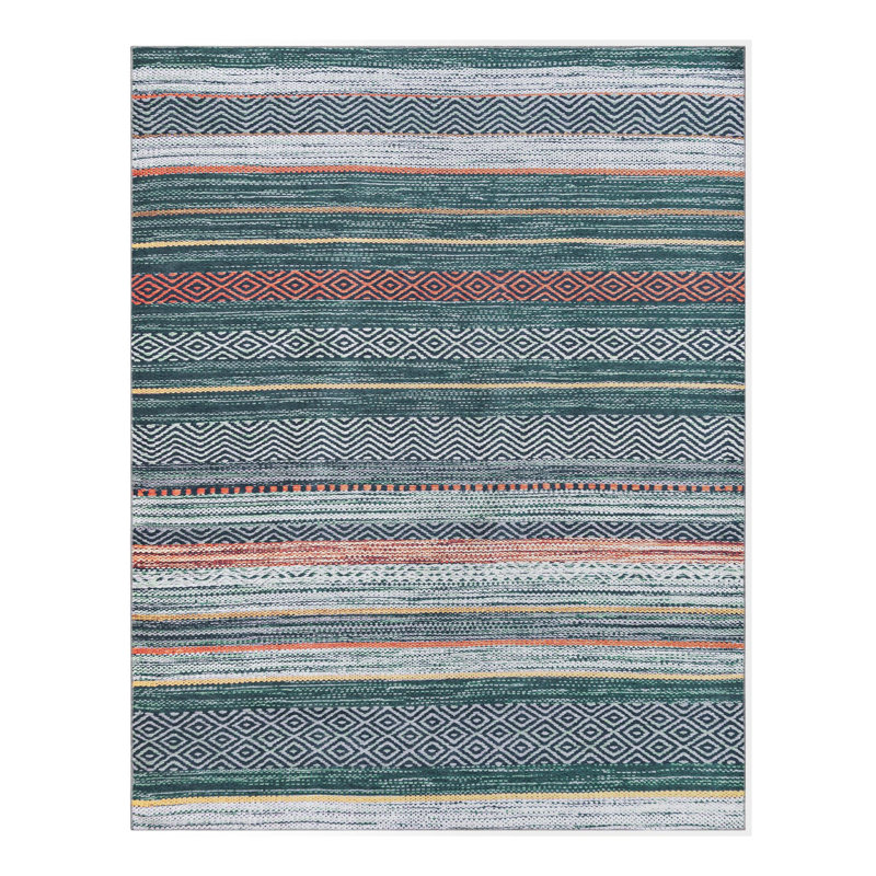 Tapis lavable Noelani Dakota Fields Yara, Rectangle 7 pi 10 po x 10 pi