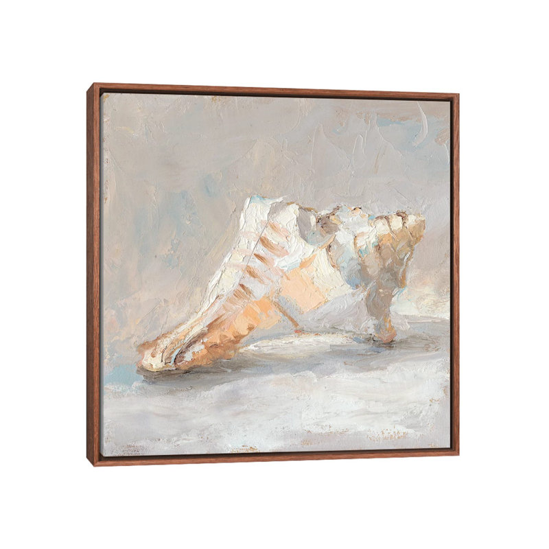 Reproduction d’art sur toile, "Impressionist Shell Study I" par Ethan Harper, Pas de tapis, H 26 po x l 26 po x P 1,5 po