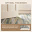 Tapis Haverford moderne à l'aspect vieilli, motif aquarelle abstrait vert, gris et blanc, lavable en machine, antidérapant, à poils courts, pour l'intérieur et l'extérieur, adapté aux animaux domestiques, idéal pour le salon, la chambre, la salle à manger, l'entrée, le couloir ou le bureau.-837977747