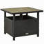 Table d'appoint en osier de rotin 22 po Outsunny