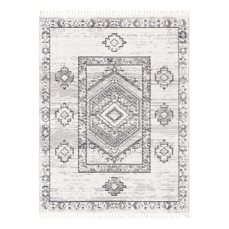 Gosnold Geometric Indoor Rug, Rectangle 7'10" x 10'