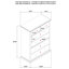 Commode de chambre blanche à 6 tiroirs-1493772893