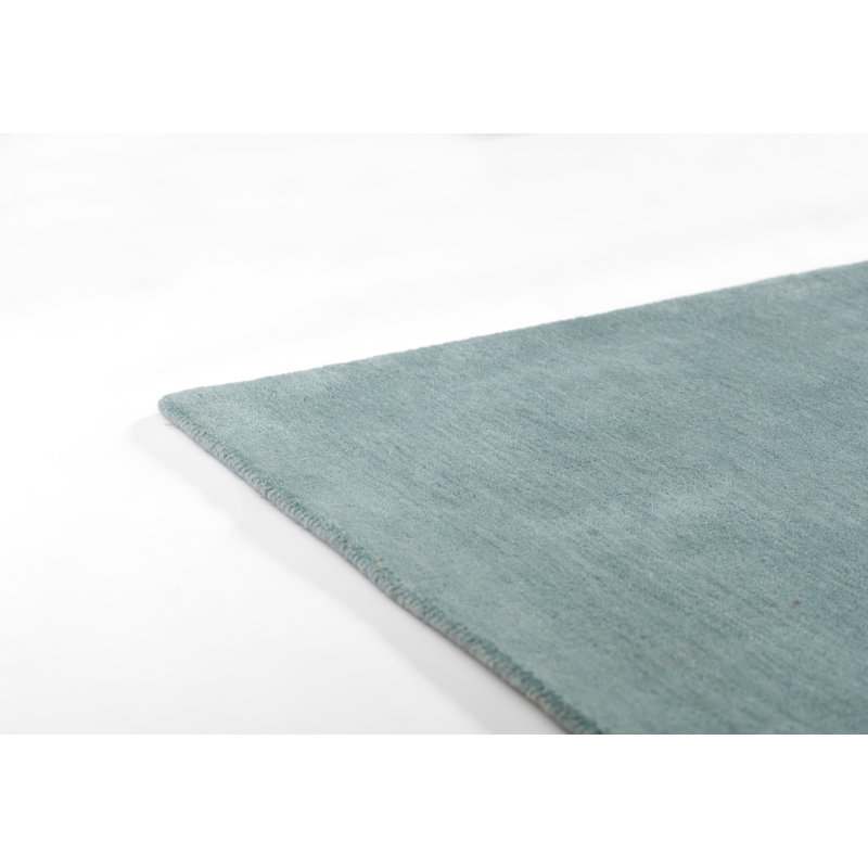 Momeni Hand Loomed Wool Ombre Area Rug in Blue, Rectangle 5' x 8'