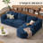 Boneless 105" Heavyweight Sectional Couch With L-shape Chaise No Assembly Required Modern Modular Sofa With Extra Deep Seat Cozy Upholstered Couches For Living Room Bedroom-381076077-379312152