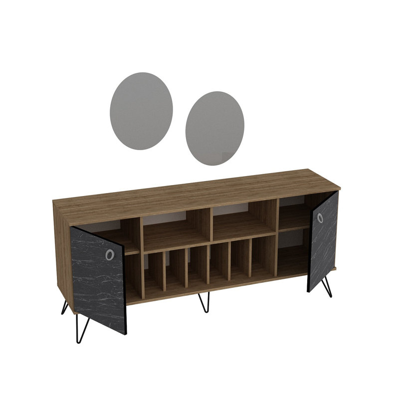 Buffet console de 70,87 po de largeur