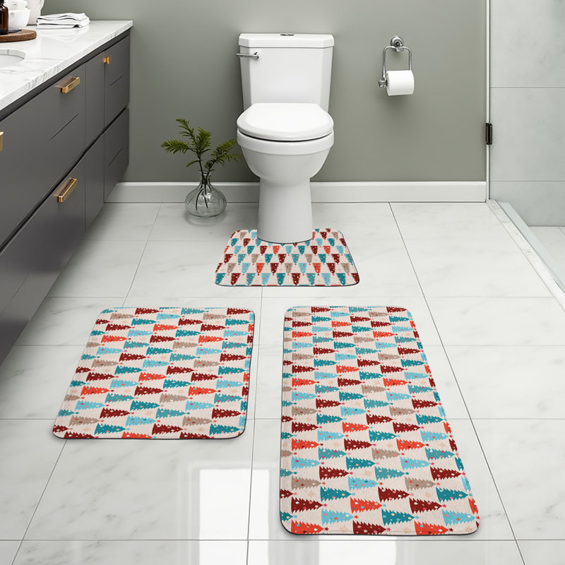 Tapis de salle de bain Christmas Tree