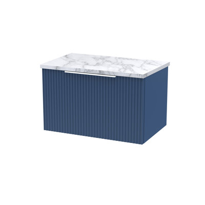 Fluted 60.5cm Single Bathroom Vanity Base Only