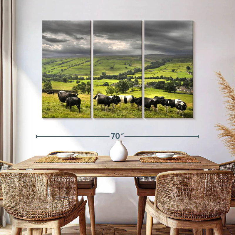Brampt Simple Cow Herd, 42" H x 65" W