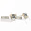 Lit simple en bois massif avec tiroirs Lowrie-1750278784