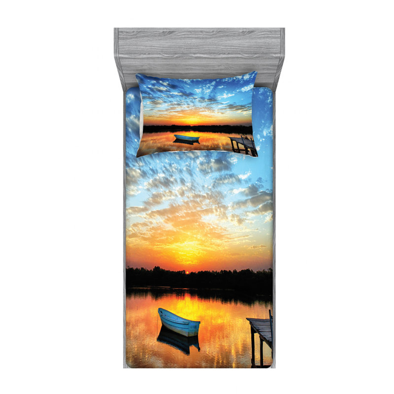 Microfiber Sheet Set, Twin Sheet Set + Fitted Sheet + 1 Pillowcase