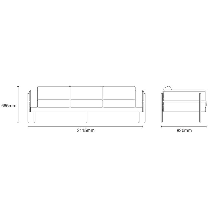 Forum Sofa, Orsetto Chalk Boucle