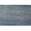 Tapis bleu en laine noué à la main de conception unique 8 pi x 10 pi 3 po