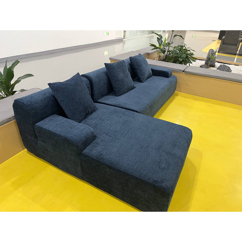 Canapé Cloud désossé avec base antidérapante, canapé moderne, espace de vie personnalisable, canapé modulaire confortable, convient aux pièces intérieures, aucun assemblage requis