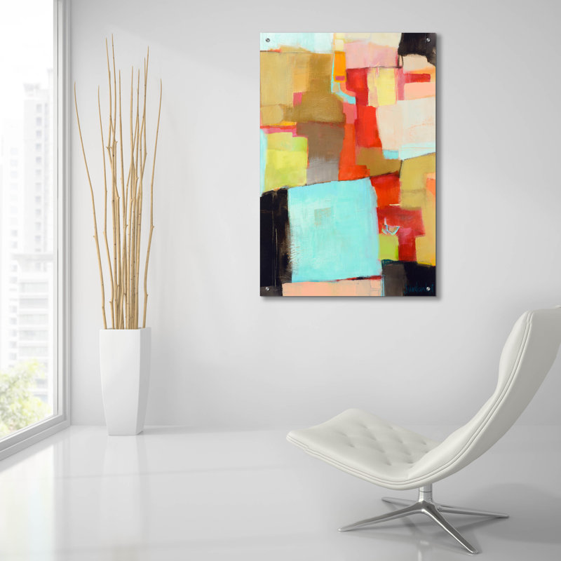 Wrought Studio 'Jigsaw' by Jamie Van Landuyt, Acrylic Glass Wall Art, 36" H x 24" W x 0.2" D