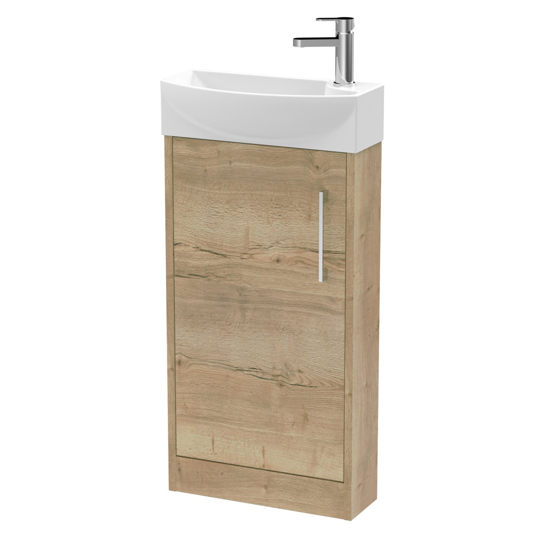 Juno 450mm Single Bathroom Vanity with Integrated Vitreous China Basin
