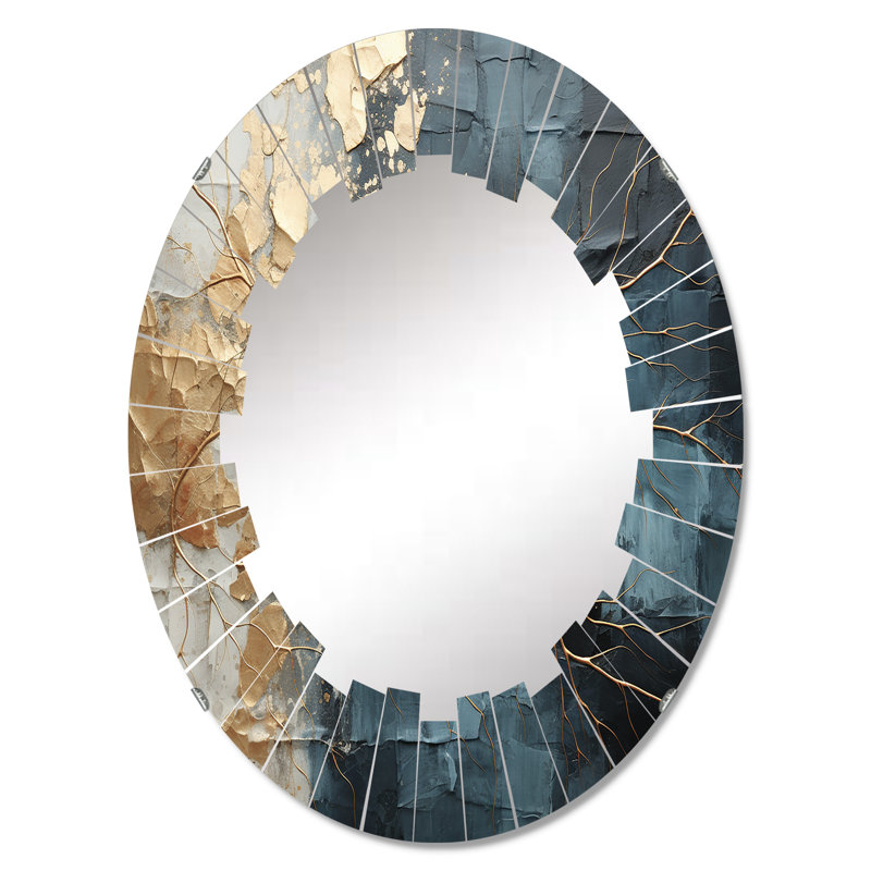 Whittmore - Miroir mural moderne ovale, 30 po x 20 po