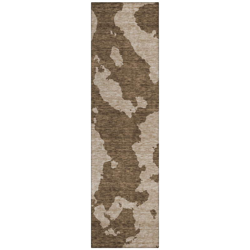 Aquaisha Abstract Indoor / Outdoor Rug, Runner 2'3" x 7'6"