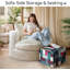 WOWMAX Pouf Ottoman Foot Stools Modern Ottoman Cube, For Living Room Bed Room-1707875313
